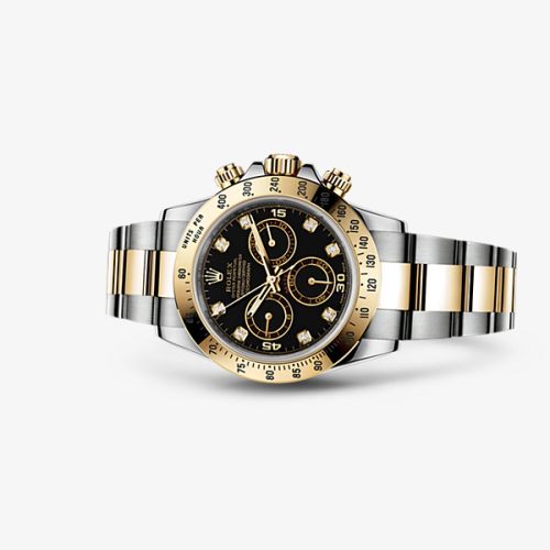 Rolex Daytona Rolesor Black Diamond 116523-0043