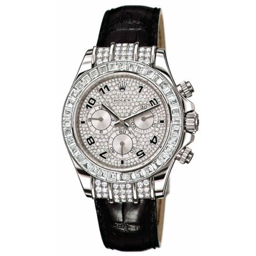 Rolex Daytona White Gold Diamond Strap Arab 116599tbr-0003