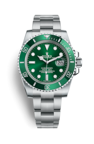 Rolex Submariner Date Stainless Steel / Green / Cerachom 116610lv-0002