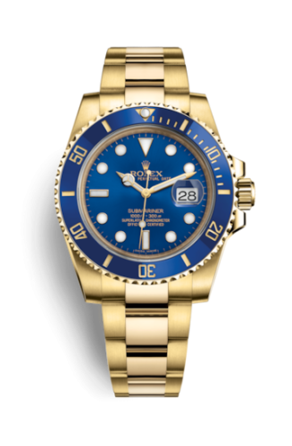 Rolex Submariner Date Yellow Gold / Blue 116618LB-0003