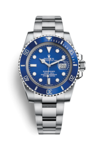 Rolex Submariner Date White Gold / Blue 116619lb-0001