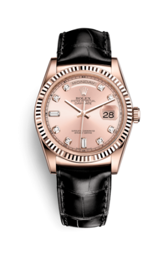Rolex Day-Date 36 Everose / Strap / Pink Diamond 118135-0065