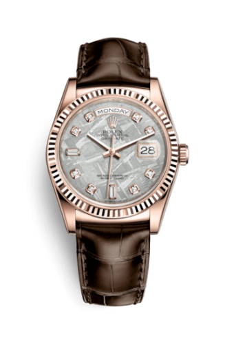 Rolex Day-Date 36 Everose / Strap / Meteorite 118135-0072