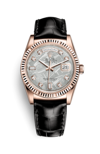 Rolex Day-Date 36 Everose / Strap / Meteorite 118135-0098