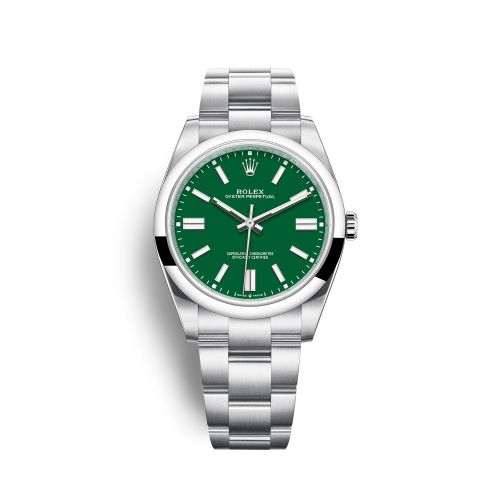 Rolex Oyster Perpetual 41 Stainless Steel / Green 124300-0005