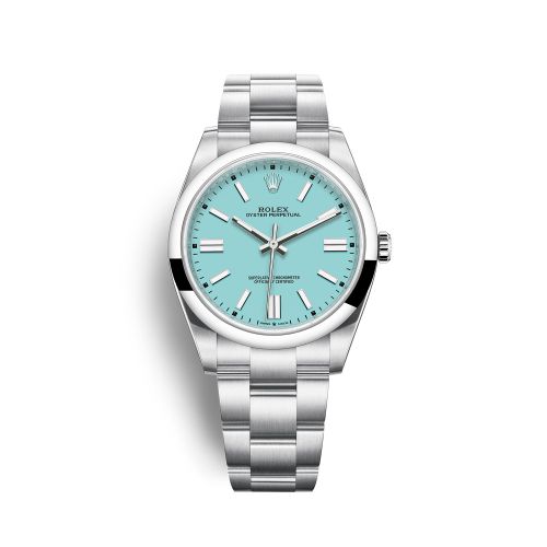 Rolex Oyster Perpetual 41 Stainless Steel / Turquoise 124300-0006