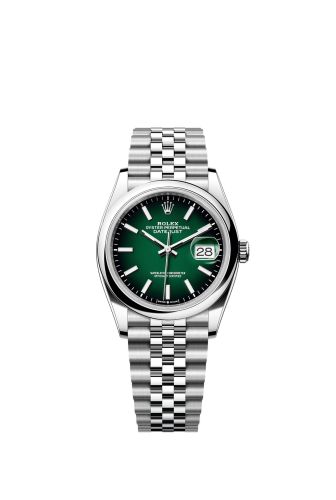 Rolex Datejust 36 Stainless Steel - Domed / Green Ombré / Jubilee 126200-0026