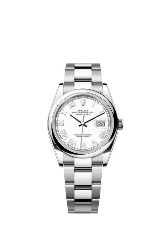 Rolex Datejust 36 Stainless Steel - Domed / White Roman / Oyster 126200-0028