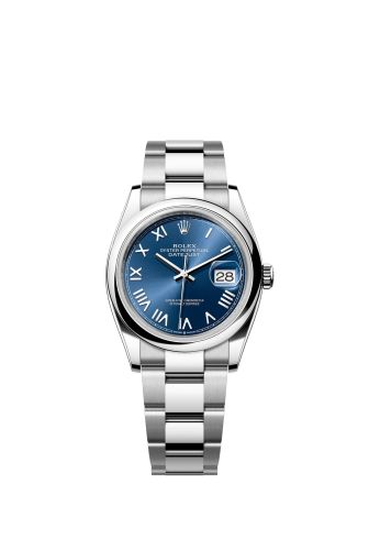 Rolex Datejust 36 Stainless Steel - Domed / Blue Roman / Oyster 126200-0030