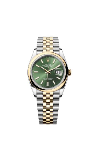 Rolex Datejust 36 Stainless Steel - Yellow Gold - Domed / Olive / Jubilee 126203-0057