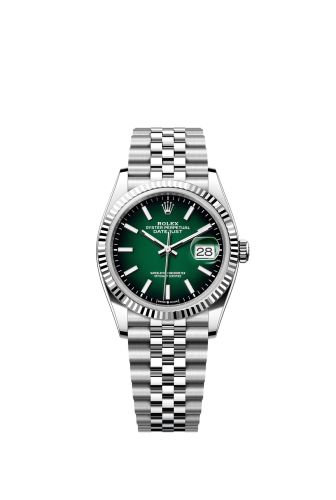 Rolex Datejust 36 Stainless Steel - Fluted / Green Ombré / Jubilee 126234-0059