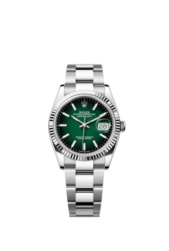 Rolex Datejust 36 Stainless Steel - Fluted / Green Ombré / Oyster 126234-0060