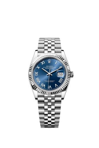 Rolex Datejust 36 Stainless Steel - Fluted / Blue Roman / Jubilee 126234-0069