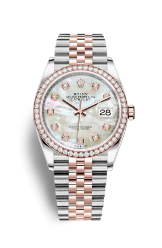 Rolex Datejust 36 Stainless Steel / Everose / Diamond / MOP Diamond / Jubilee 126281RBR-0009