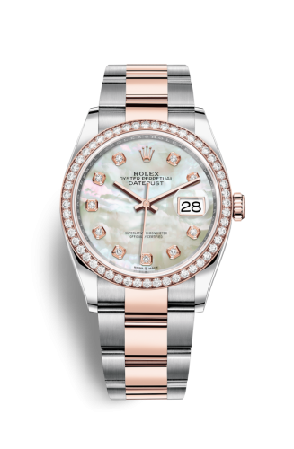 Rolex Datejust 36 Stainless Steel / Everose / Diamond / MOP Diamond / Oyster 126281RBR-0010