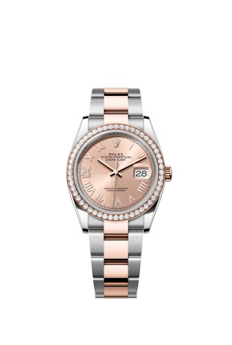 Rolex Datejust 36 Stainless Stainless Steel - Everose - Diamond / Rose Roman / Oyster 126281RBR-0038