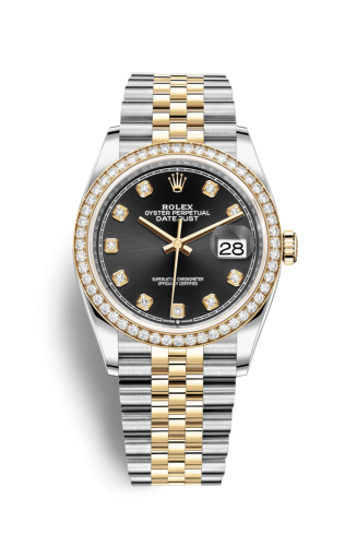Rolex Datejust 36 Stainless Steel / Yellow Gold / Diamond / Black Diamond / Jubilee 126283RBR-0007
