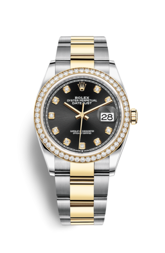 Rolex Datejust 36 Stainless Steel / Yellow Gold / Diamond / Black Diamond / Oyster 126283RBR-0008
