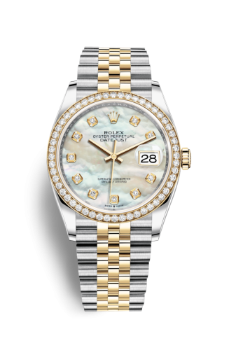 Rolex Datejust 36 Stainless Steel / Yellow Gold / Diamond / MOP Diamond / Jubilee 126283RBR-0009