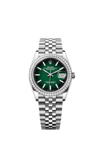 Rolex Datejust 36 Stainless Steel - Diamond / Green Ombré / Jubilee 126284RBR-0051