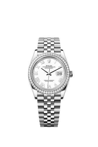Rolex Datejust 36 Stainless Steel - Diamond / White Roman / Jubilee 126284RBR-0053