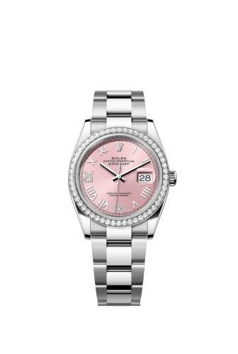 Rolex Datejust 36 Stainless Steel - Diamond / Pink Roman / Oyster 126284RBR-0058