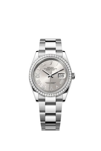 Rolex Datejust 36 Stainless Steel - Diamond / Silver Roman Diamond / Oyster 126284RBR-0060