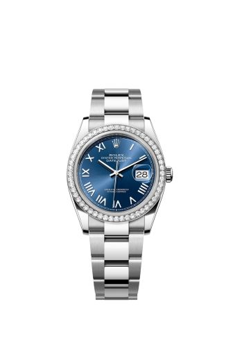 Rolex Datejust 36 Stainless Steel - Diamond / Blue Roman / Oyster 126284RBR-0062