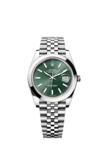 Rolex Datejust 41 Stainless Steel Smooth / Jubilee / Green 126300-0020