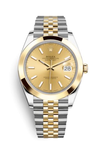 Rolex Datejust 41 Rolesor Yellow Smooth / Jubilee / Champagne 126303-0010
