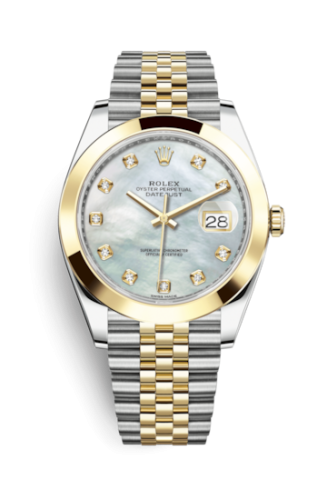 Rolex Datejust 41 Rolesor Yellow Smooth / Jubilee / MOP 126303-0018