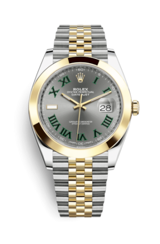 Rolex Datejust 41 Rolesor Yellow Smooth / Jubilee / Slate - Roman 126303-0020