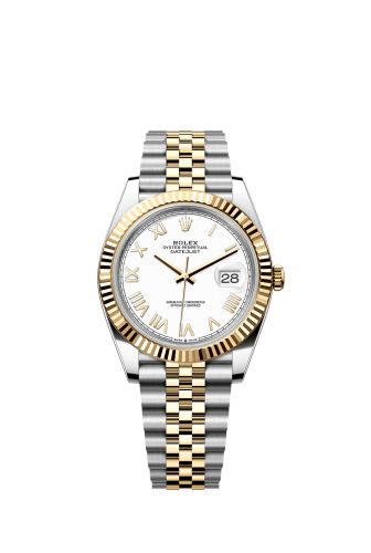 Rolex Datejust 41 Stainless Steel - Yellow Gold - Fluted / White Roman / Jubilee 126333-0026