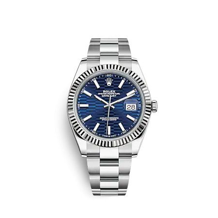 Rolex Datejust 41 Stainless Steel - Fluted / Blue - Fluted / Oyster 126334-0031