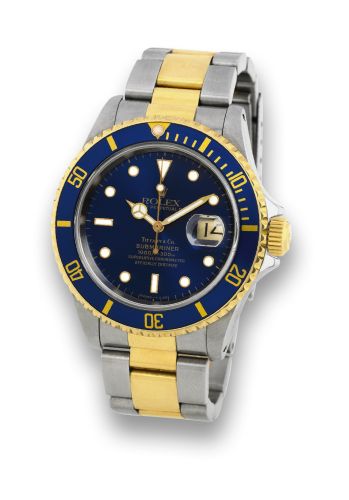 Rolex Submariner Date 16613 Blue Tiffany Tritium