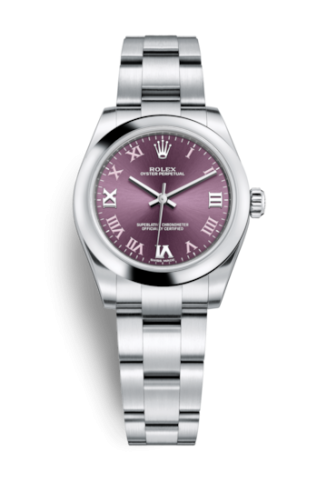 Rolex Oyster Perpetual 31 Red Grape Roman 177200-0017