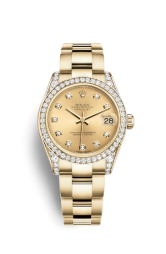 Rolex Datejust 31 Yellow Gold Diamond / Oyster / Champagne Diamond 178158-0048