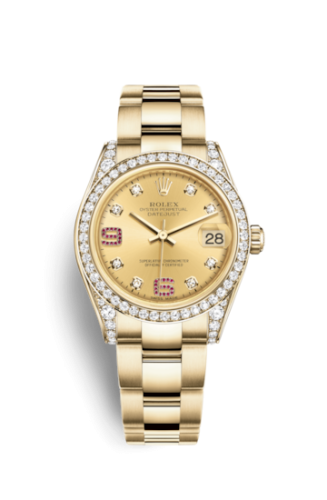 Rolex Datejust 31 Yellow Gold Diamond / Oyster/ Champagne Diamond 178158-0072
