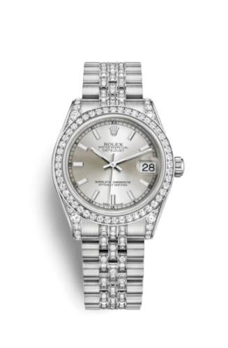 Rolex Datejust 31 White Gold Diamond / Jubilee Diamond / Silver 178159-0049