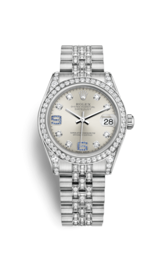 Rolex Datejust 31 White Gold Diamond / Jubilee Diamond / Silver Diamond 178159-0055