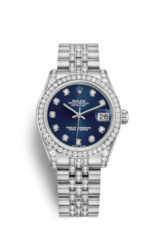 Rolex Datejust 31 White Gold Diamond / Jubilee Diamond / Blue Diamond 178159-0059