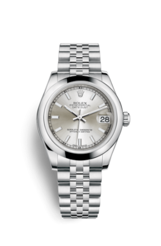 Rolex Datejust 31 Stainless Steel Domed / Jubilee / Silver 178240-0005