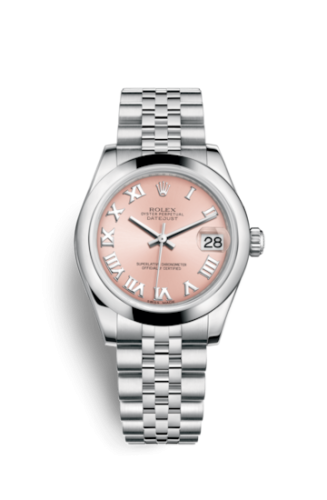Rolex Datejust 31 Stainless Steel Domed / Jubilee / Pink Roman 178240-0033