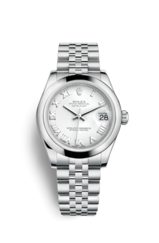 Rolex Datejust 31 Stainless Steel Domed / Jubilee / White Roman 178240-0038
