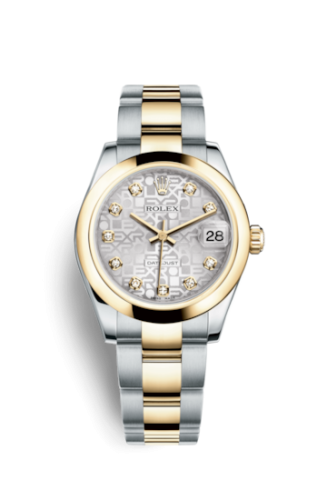 Rolex Datejust 31 Rolesor Yellow Domed / Oyster / Silver Computer 178243-0029