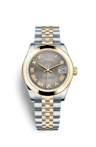 Rolex Datejust 31 Rolesor Yellow Domed / Jubilee / Steel Roman 178243-0075