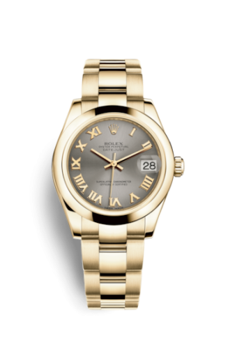 Rolex Datejust 31 Yellow Gold Domed / Oyster/ Steel Roman 178248-0078