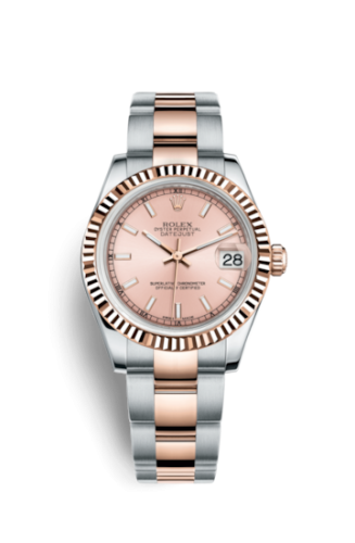 Rolex Datejust 31 Rolesor Everose Fluted / Oyster / Pink 178271-0001