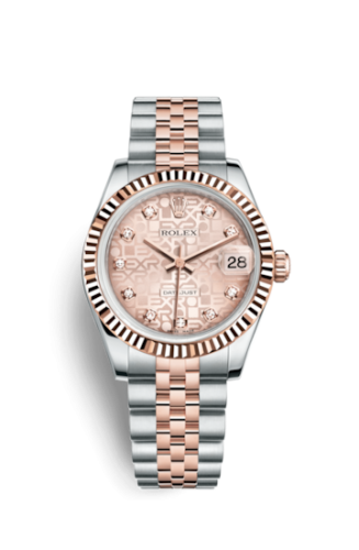 Rolex Datejust 31 Rolesor Everose Fluted / Jubilee / Pink Computer 178271-0012