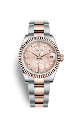 Rolex Datejust 31 Rolesor Everose Fluted / Oyster / Pink Computer 178271-0038